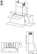 Вытяжка настенная Bertazzoni KR70HER1NDA фото 3 в Новосибирске