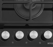 Газовая варочная панель Hyundai HHG 6438 BG фото 4 в Новосибирске