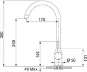Смеситель Franke Pola Neo графит фото 4 в Новосибирске