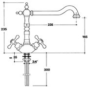Смеситель Smeg ME4OT фото 3 в Новосибирске