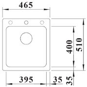 Мойка BLANCO NAYA 45 Silgranit темная скала фото 3 в Новосибирске Мойка BLANCO NAYA 45 Silgranit темная скала фото 3 в Новосибирске