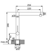 Смеситель Franke Esprit хром фото 3 в Новосибирске