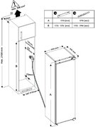 Встраиваемый холодильник Schaub Lorenz SLS E310WE фото 4 в Новосибирске