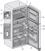Холодильник Smeg FAB50P фото 4 в Новосибирске