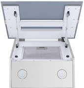 Вытяжка Maunfeld MERSEY 50 Inox Glass white фото 4 в Новосибирске