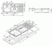 Мойка Смег LTS1163D2 фото 2 в Новосибирске Мойка Smeg LTS1163D2 фото 2 в Новосибирске