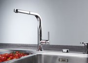 Смеситель Franke Sinos оптика нержавеющей стали, выдвижной шланг фото 2 в Новосибирске