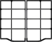 Комплект чугунных решеток Франке 112.0188.650 фото в Новосибирске Комплект чугунных решеток Franke 112.0188.650 фото в Новосибирске