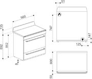 Варочный центр Smeg TR90X фото 2 в Новосибирске