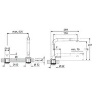 Смеситель Franke 311 хром фото 3 в Новосибирске