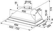 Встраиваемая вытяжка Franke FBI 502 ECO GR фото 3 в Новосибирске