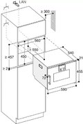 Комбинированный духовой шкаф-пароконвектомат Gaggenau BSP260101 фото 3 в Новосибирске