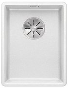 Мойка Бланко SUBLINE 320-F отводная арматура InFino® белый фото в Новосибирске Мойка Blanco SUBLINE 320-F отводная арматура InFino® белый фото в Новосибирске