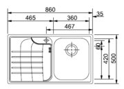 Мойка Франке ZOT 614 чаша справа фото 3 в Новосибирске Мойка Franke ZOT 614 чаша справа фото 3 в Новосибирске