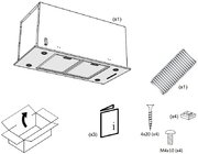 Встраиваемая вытяжка Pando EVO/580.11 INOX V.850 SEC фото 3 в Новосибирске