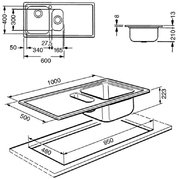 Мойка Смег LM102D фото 2 в Новосибирске Мойка Smeg LM102D фото 2 в Новосибирске