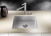 Мойка Blanco ZEROX 500-U Durinox® отводная арматура InFino® 526243 Dark Steel фото 2 в Новосибирске