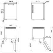 Минибар Smeg MTE40 фото 4 в Новосибирске