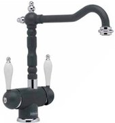 Смеситель Franke Old England графит (с двумя ручками)