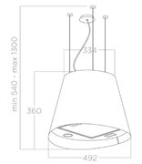 Вытяжка ELICA JUNO URBAN ZINC/F/50 фото 4 в Новосибирске