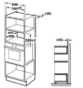 Встраиваемая микроволновая печь Brandt BMG2115X фото 4 в Новосибирске