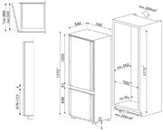 Встраиваемый холодильник Smeg C8174N3E1 фото 2 в Новосибирске