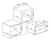 Встраиваемая микроволновая печь Smeg SF4800MPO фото 3 в Новосибирске