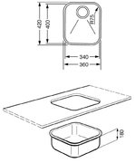 Мойка Smeg UM40 фото 2 в Новосибирске