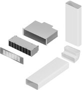 Комплект воздуховодов с фильтром Maunfeld MIDS834+CF314MW