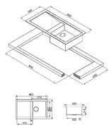 Мойка Смег  LQ861DF фото 3 в Новосибирске Мойка Smeg  LQ861DF фото 3 в Новосибирске