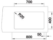 Мойка BLANCO ETAGON 700-U нержавеющая сталь фото 4 в Новосибирске