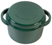 Духовка голландская зеленая круглая Big Green Egg фото в Новосибирске