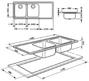 Мойка Смег LLR116 фото 2 в Новосибирске Мойка Smeg LLR116 фото 2 в Новосибирске