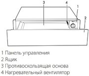 Встраиваемый подогреватель посуды Smeg CPR115B3 фото 3 в Новосибирске