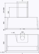 Вытяжка Ilve AM150/BL фото 4 в Новосибирске