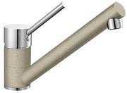 Смеситель Бланко Antas chrome/Silgranit песочный фото в Новосибирске Смеситель Blanco Antas chrome/Silgranit песочный фото в Новосибирске