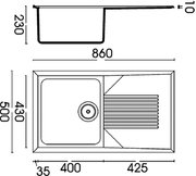 Мойка Smeg LSEQ861RA фото 2 в Новосибирске