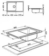 Мойка Смег LGM861D фото 2 в Новосибирске Мойка Smeg LGM861D фото 2 в Новосибирске
