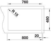 Мойка BLANCO LEGRA 8 SIlgranit кофе, чаша слева фото 4 в Новосибирске Мойка BLANCO LEGRA 8 SIlgranit кофе, чаша слева фото 4 в Новосибирске