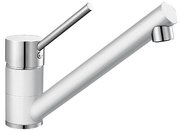 Смеситель Бланко Antas chrome/Silgranit белый фото в Новосибирске Смеситель Blanco Antas chrome/Silgranit белый фото в Новосибирске