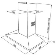 Вытяжка Teka DSB 90 STAINLESS STEEL фото 2 в Новосибирске