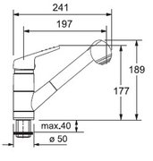 Смеситель Franke 160 хром фото 2 в Новосибирске