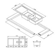 Мойка Smeg LQR116-2 фото 3 в Новосибирске