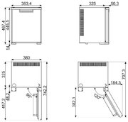 Минибар Smeg MTE30 фото 4 в Новосибирске