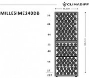 Винный шкаф CLIMADIFF MILLESIME240D фото 4 в Новосибирске
