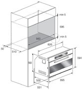 Духовой шкаф Fulgor Milano FCO 9613 TM 2F X фото 4 в Новосибирске