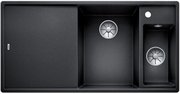 Мойка Бланко AXIA III 6 S чаша справа, доска стекло клапан-автомат InFino® антрацит фото в Новосибирске Мойка Blanco AXIA III 6 S чаша справа, доска стекло клапан-автомат InFino® антрацит фото в Новосибирске