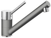 Смеситель Бланко Antas chrome/Silgranit алюметаллик фото в Новосибирске Смеситель Blanco Antas chrome/Silgranit алюметаллик фото в Новосибирске