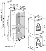 Встраиваемый холодильник Liebherr IXRF 5600 (IRe 4100 + IFNe 3503) фото 4 в Новосибирске