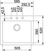 Мойка Franke MRG 610-58 миндаль фото 2 в Новосибирске
